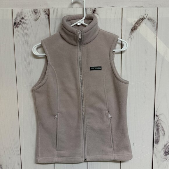 Columbia Women’s Benton Springs Fleece Vest – Light Pink/Purple – XS- FLAWLESS - Picture 1 of 8